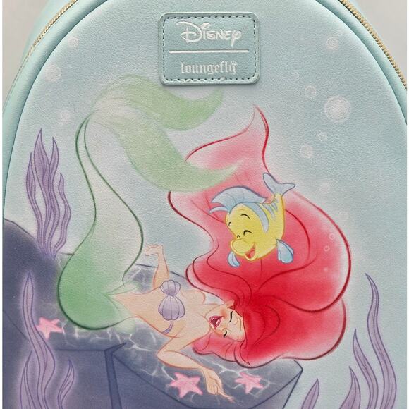 Loungefly Disney The Little Mermaid Giggles Mini Backpack - Picture 5 of 5